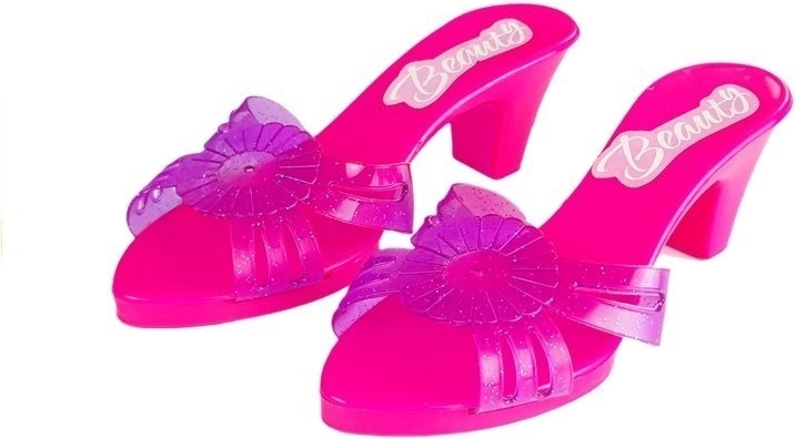 Pink sandals for royal dress-up