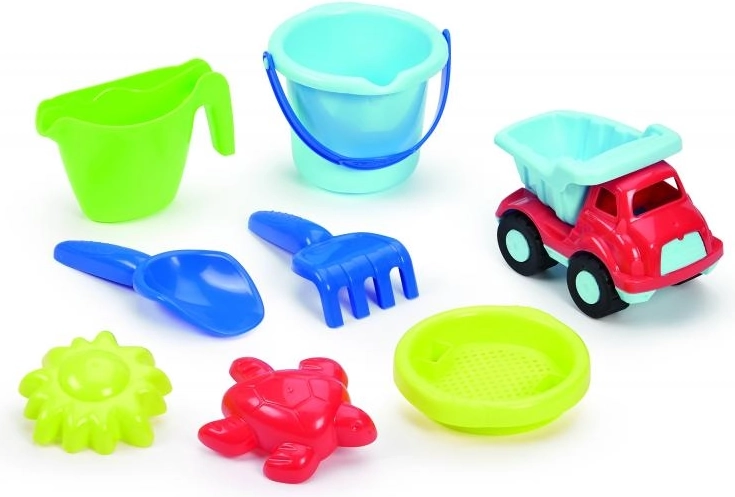 Пълен комплект за пясък в ярки цветове