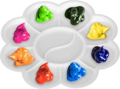 Практична палитра като част от комплекта