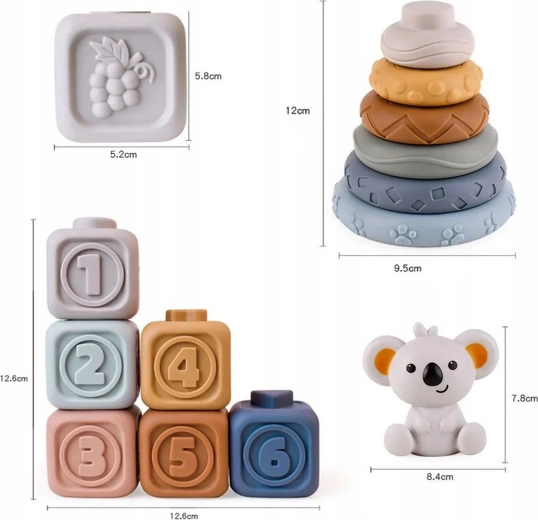 Очарователен мотив с коала и пастелни цветове