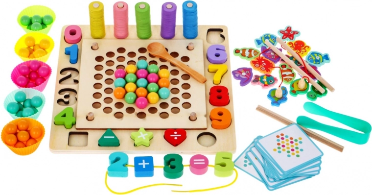 Подреждане по карти и броене с пръстени