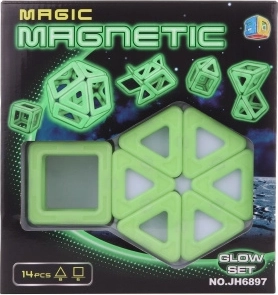 Glowing pieces for night play