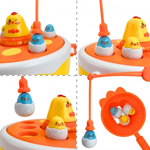 Магнитна въдичка и пиленце–количка