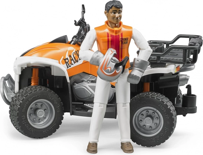 Детайлна фигурка на водач с предпазно оборудване