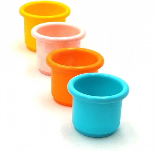 Set of four pouring cups