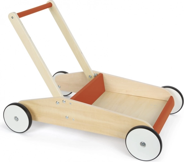 Quiet, floor-friendly rubberized wheels
