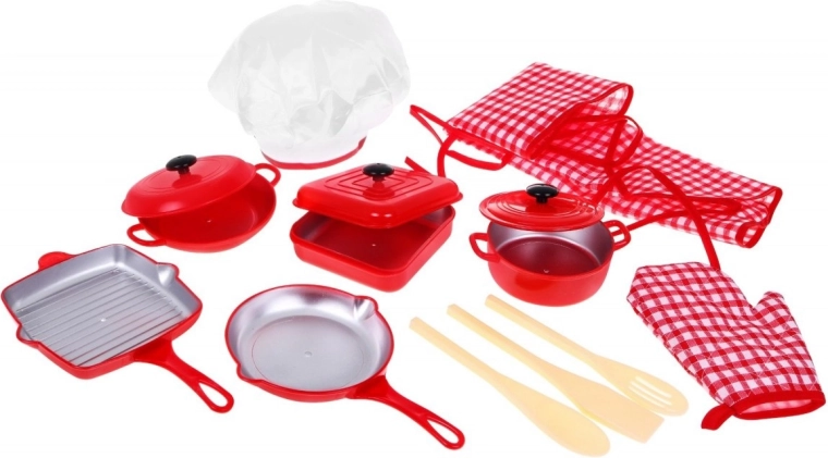 Метални тенджери и тигани за реалистична игра