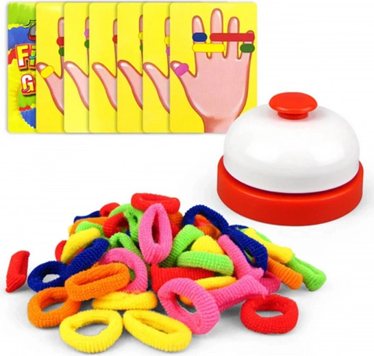 Pattern cards and a bell for fast action