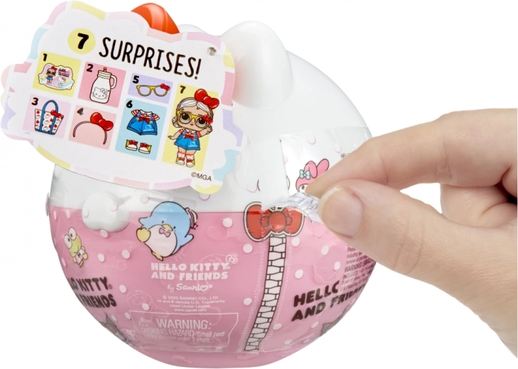 Разопаковай 7 изненади в топката HELLO KITTY