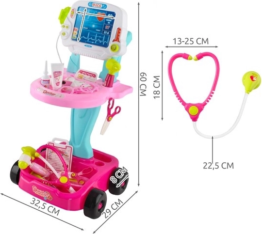 Easy-to-transport wheeled trolley