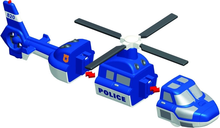 Magnetic snap system for easy building
