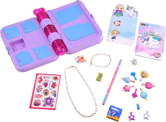 Креативен комплект със стикери и бижута