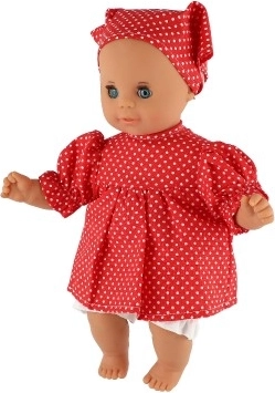 Рокля на точки и шал в комплект