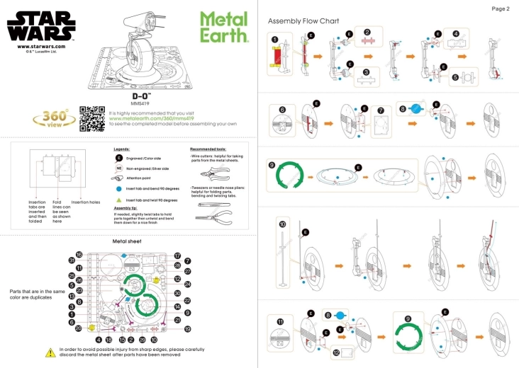 Сглобяване без лепило с ясен наръчник
