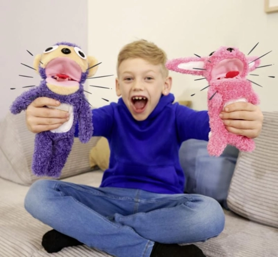 Плюшен дизайн за гушкане