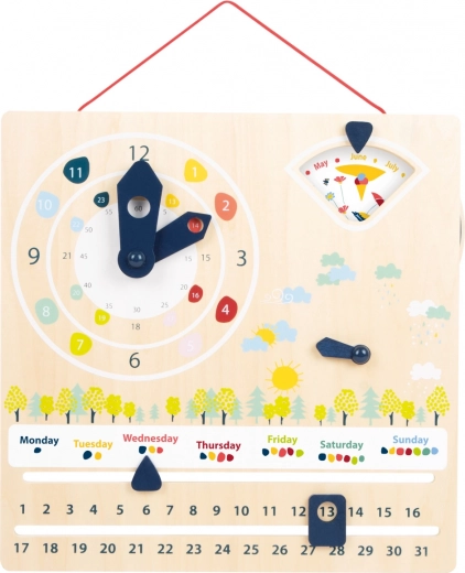 Часовник с подвижни стрелки развива моториката