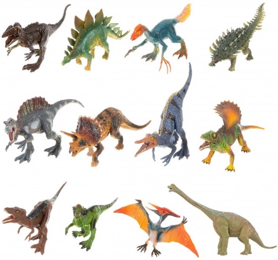 Реалистични фигурки на динозаври и природа