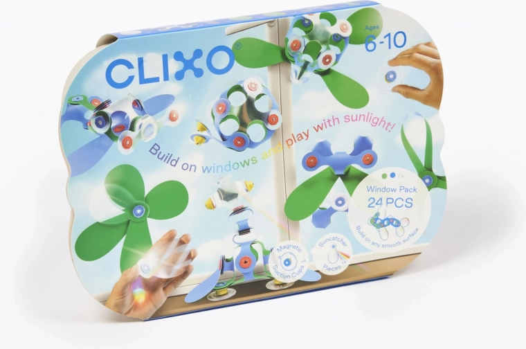 Строене върху стъкло с дъгови ефекти