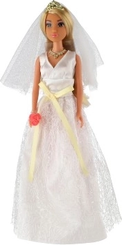 Детайлна сватбена рокля на булката