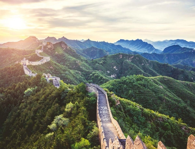 Spectacular Great Wall of China motif