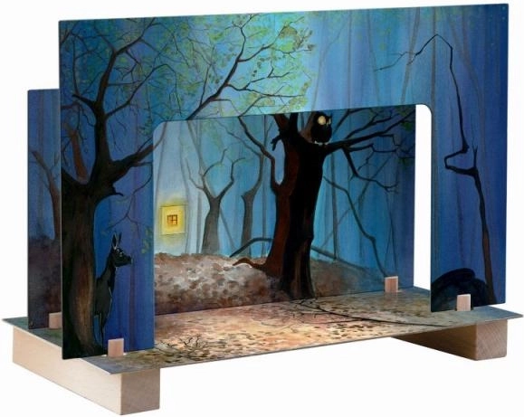 Горска сцена с 3D ефект