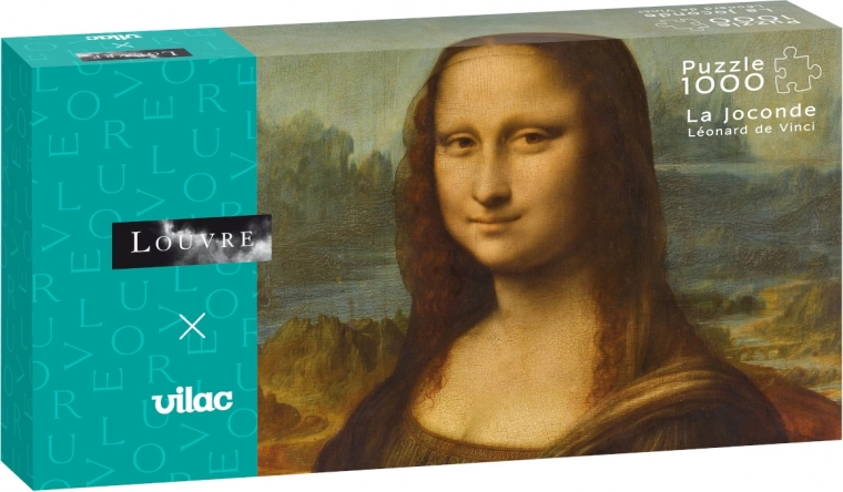 Puzzle depicting Mona Lisa