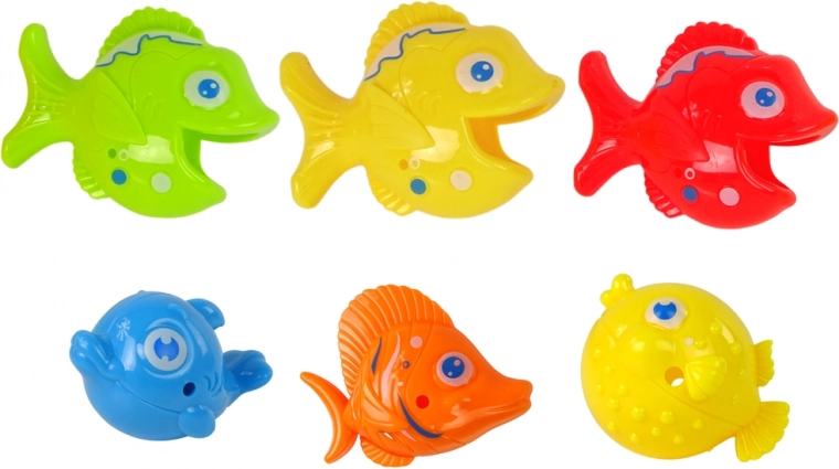 Цветни рибки и крокодил