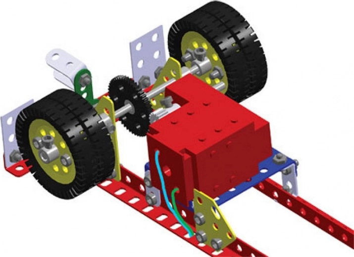Motor and gearing for real movement