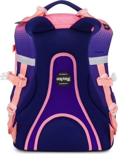 Ergonomic back panel and chest strap