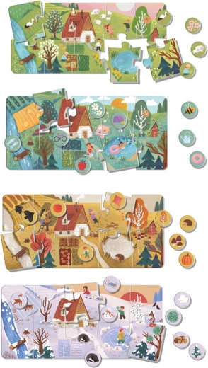 Четири красиви сцени на сезоните