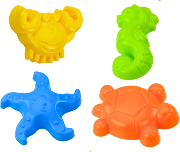 Пъстроцветни формички на морски създания