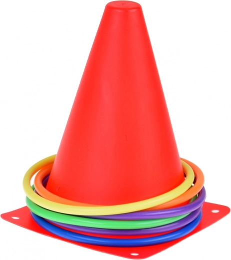 Цветни конуси и обръчи
