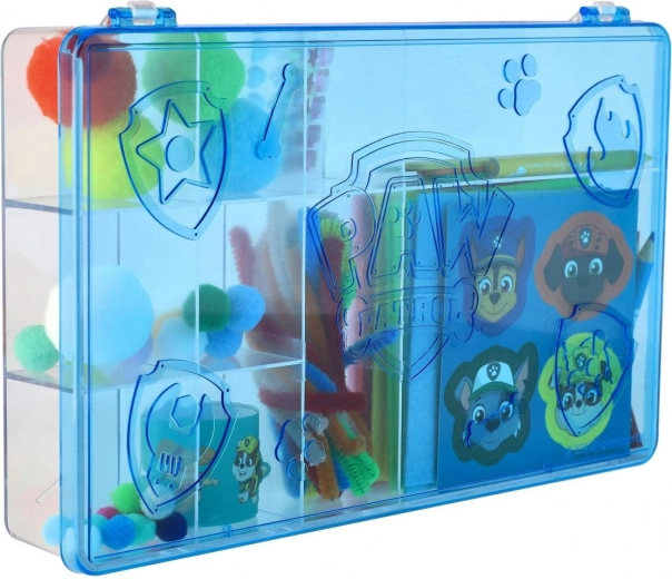 Здраво пластмасово куфарче с прегледни отделения