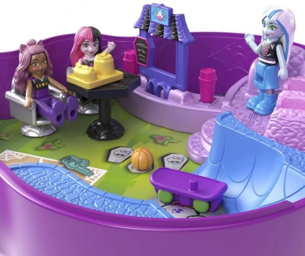 Двуетажно училище и скейтпарк