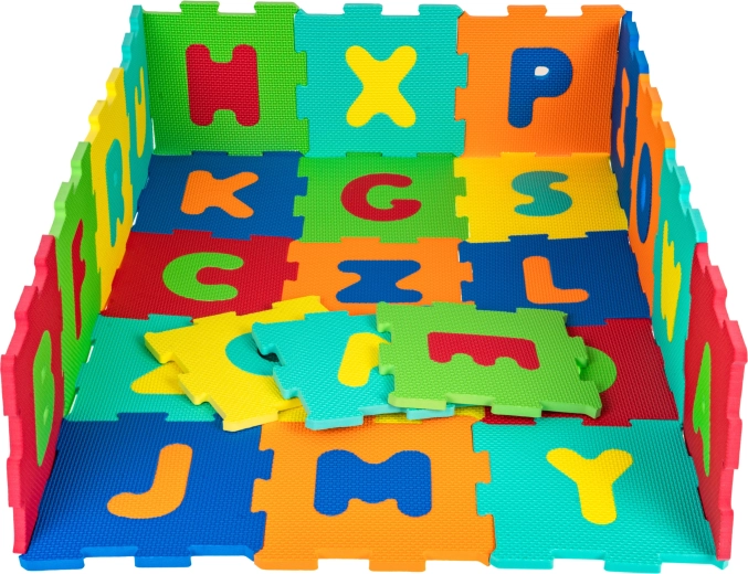 Playful learning with removable letters A–Z