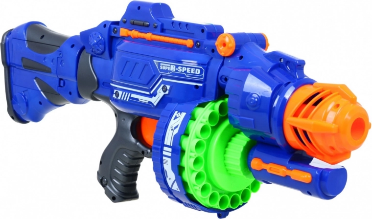 Полуавтоматичен барабанен бластер с бърза стрелба