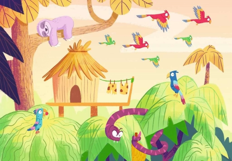 Colorful illustrations and quality craftsmanship