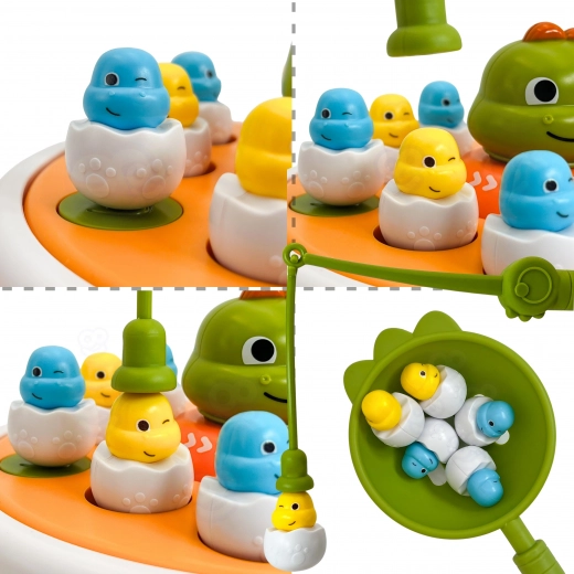 Магнитен риболов с дино-пиленца