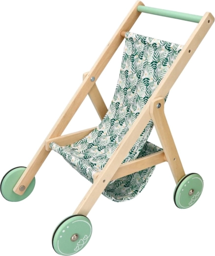 Natural wood and quiet wheels