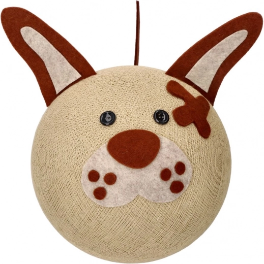 Playful puppy design for a kids’ room