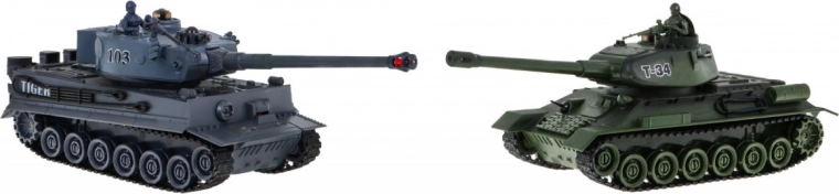 Two legendary tanks ready for battle