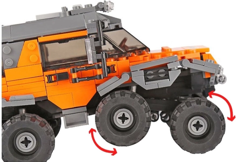 Гумени колела и управление 8x8