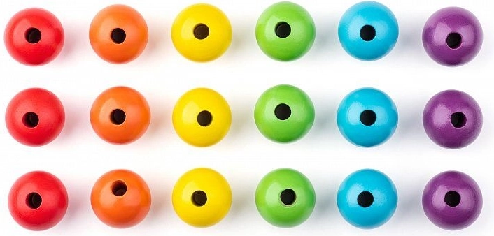 Големи мъниста за малки ръчички