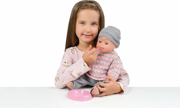 Responds to touch, position, and the bottle