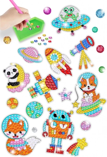 Цветни мозайкови стикери