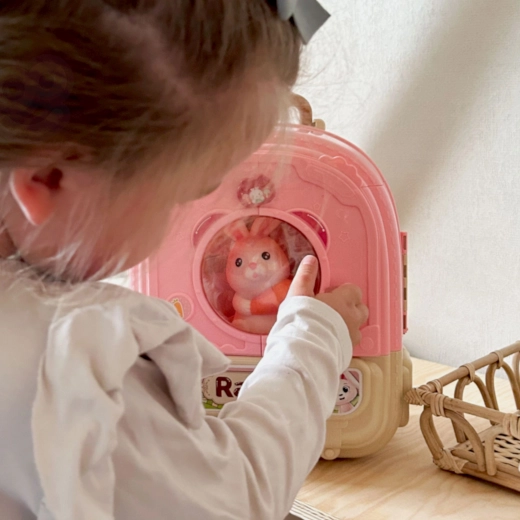 Подвижна къщичка за зайче