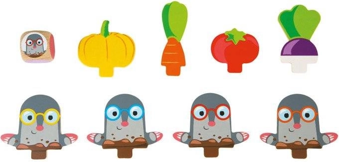 Шарени фигурки на къртици