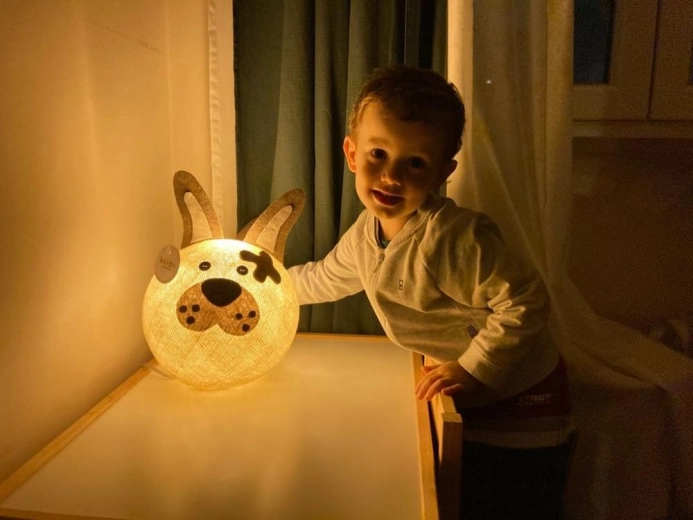 Gentle, soothing light for falling asleep