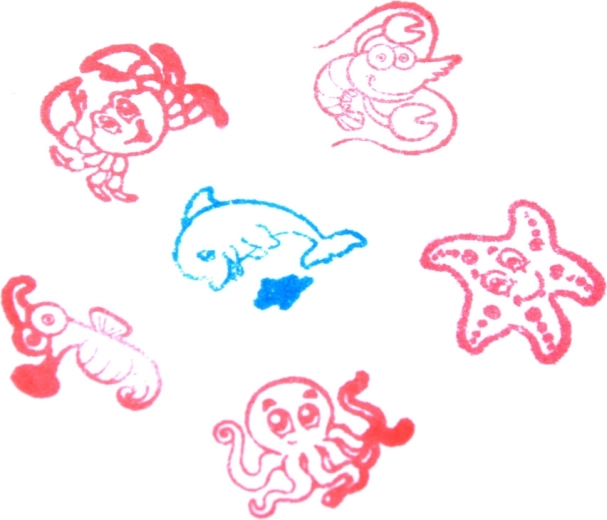 6 сладки морски мотива