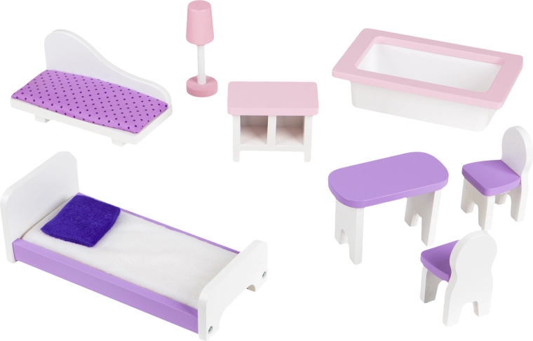 Включва мебели